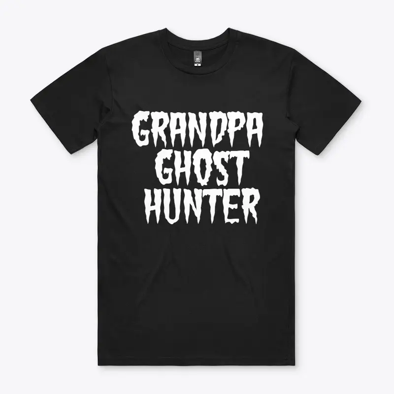 Grandpa Ghost Hunter Tee dark