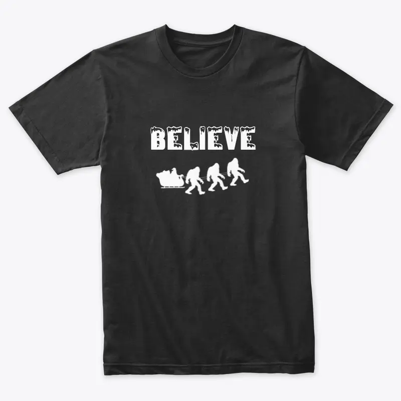 Men's Bigfoot Christmas Tee 